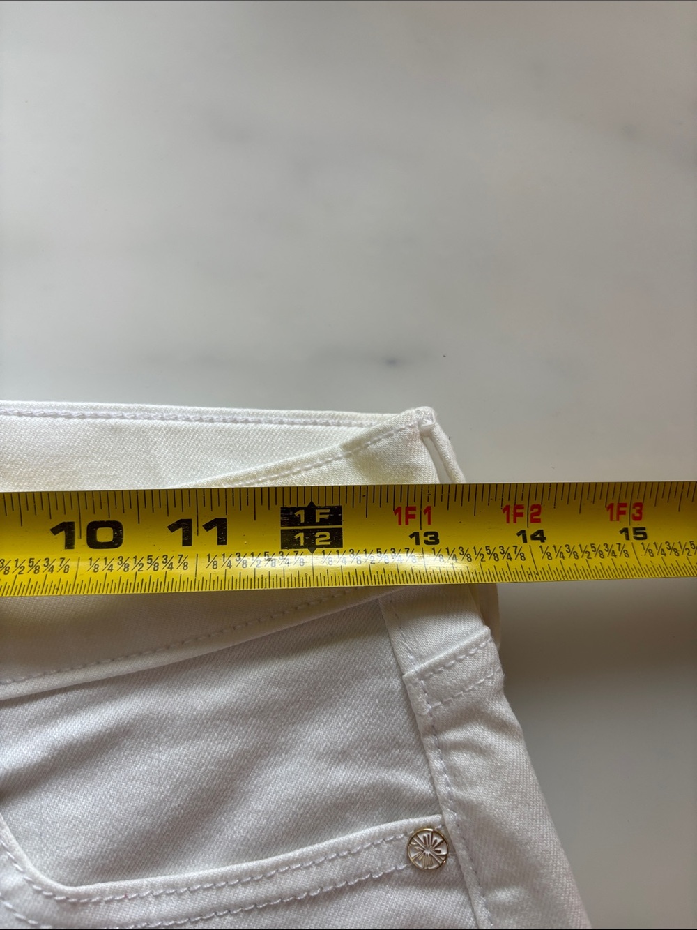 Lilly Pulitzer Annet Crop Flare White Jeans 00 fit petite - Picture 9 of 10